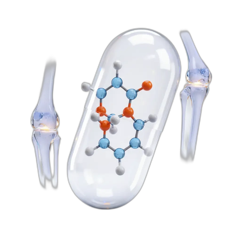 Glucosamine — természetes anyag, amely segít a mozgás könnyedségében.